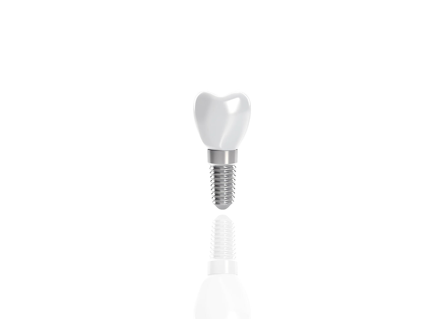 Titanium Abutment with Zirconia Crown